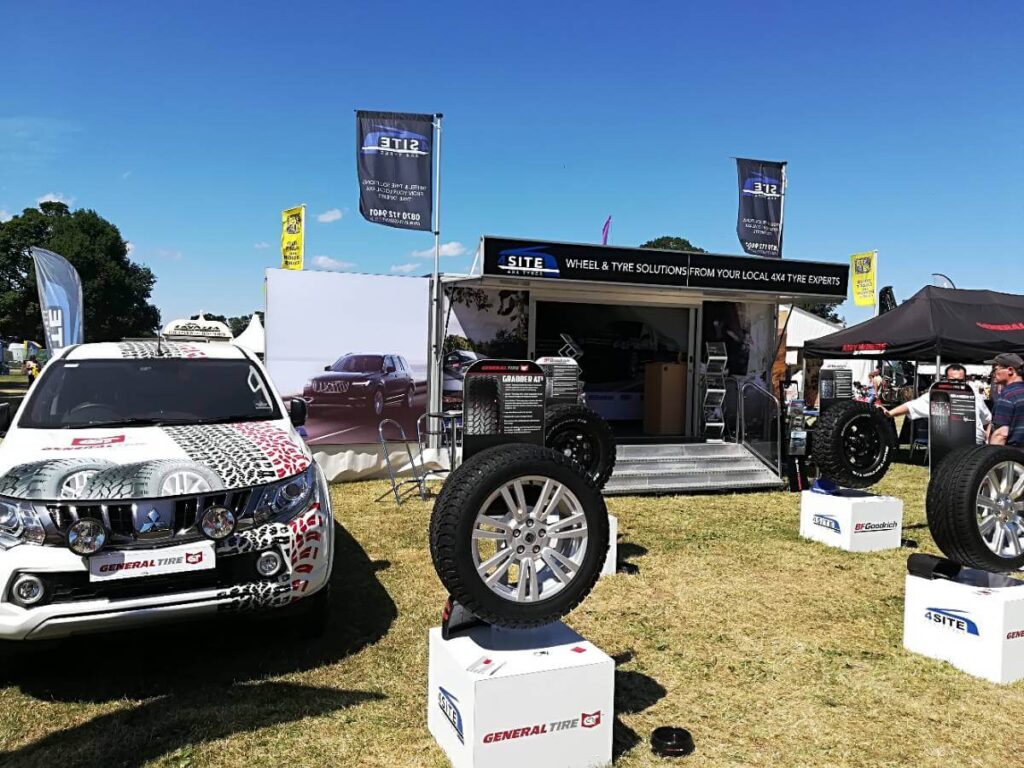 Trailer Southam Tyres @ Scottish Game Fair