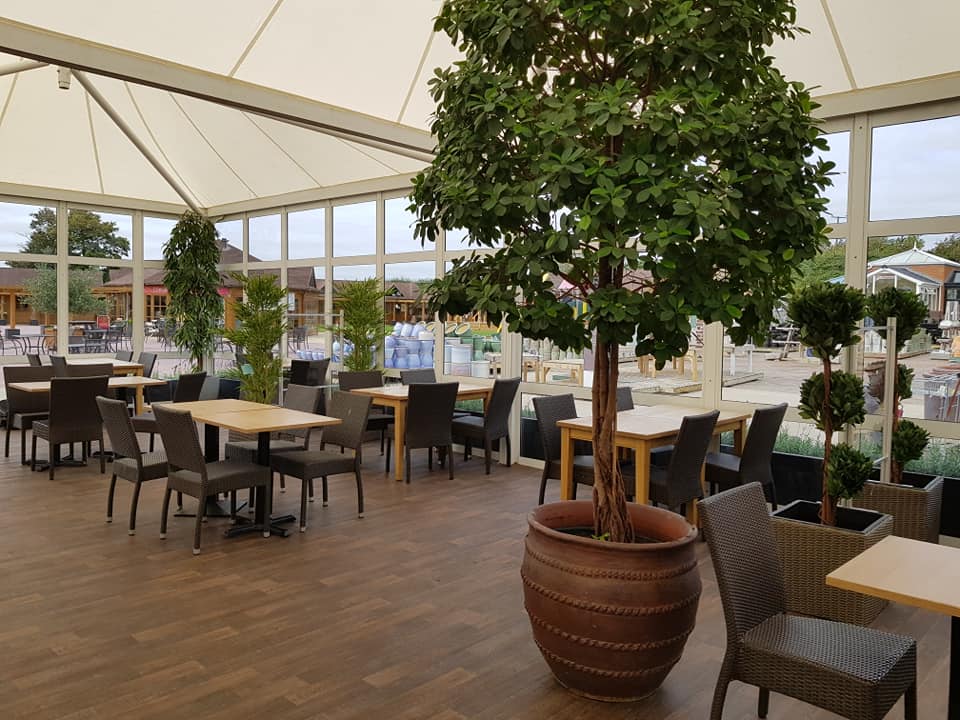 Stratford garden centre restaurant extension internal MODA